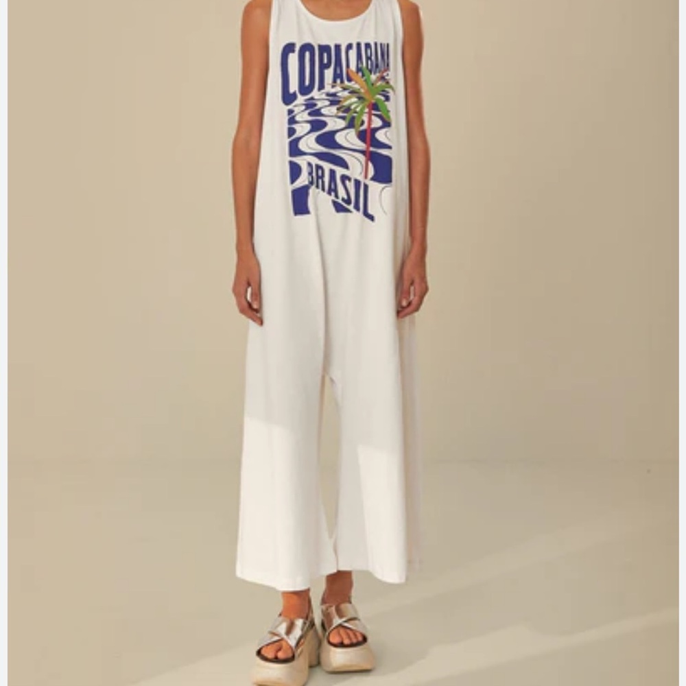 FARM Rio White Copacabana Jumpsuit